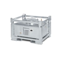 Doppelwandiger Stahltank, für Außenaufstellung zugelassen 445 Liter