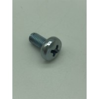 Linsenschraube M 5 x 10 mit Kreuzschlitz DIN 7985-4.8 blau