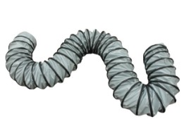 Warmluftschlauch 7,6 m incl. Befestigungsgurt 405 mm Ø 175 °C