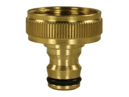 Hahnstück 1/2"IG Messing Kompatibel mit Kunststoff-Stecksyst
