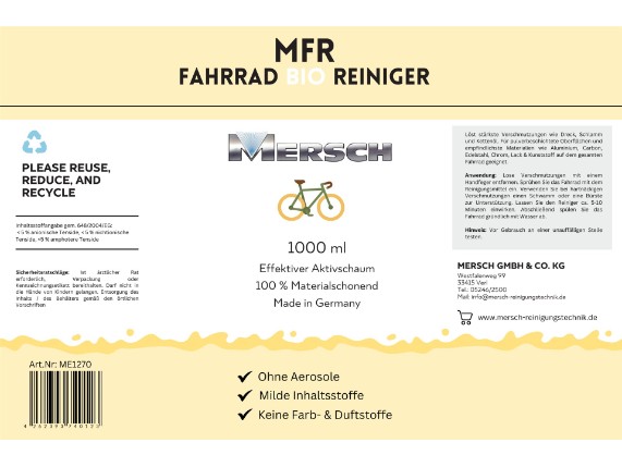Fahrradreiniger