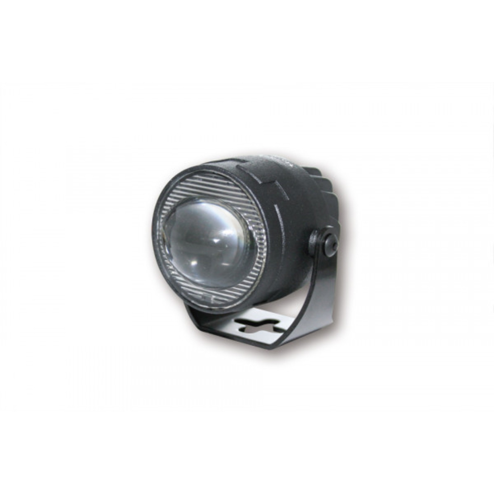 LED Abblendscheinwerfer Low-Beam mit Halterung, matt schwarz