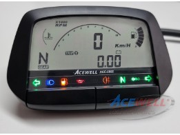 ACEWELL Tacho-Kombiinstrument mit Ganganzeige / ATV