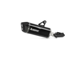 AKRAPOVIC Auspuff-Schalldämpfer Slip-On Titan schwarz/Carbon BMW R 1250 GS/Adventure