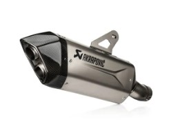 AKRAPOVIC Auspuff-Schalldämpfer Slip-On Titan/Carbon