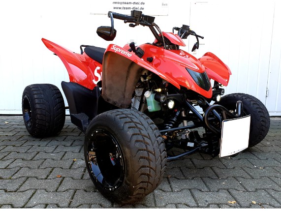 Neue Stoßdämpfer hinten in Top Qualität, passend für das Linhai 260 / 300  Quad / ATV. - Quad Motorrad Ersatzteile