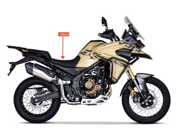 3P Tieferlegung durch 30mm weniger Sitzhöhe für Voge 625 DSX