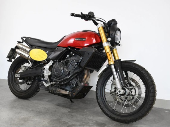 SEPTAR Motor-Skid-Plate mit Seitenschutz Aluminium schwarz Fantic Caballero 700_2