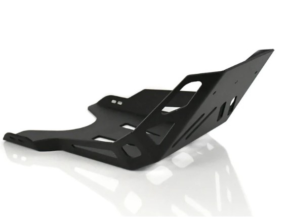 SEPTAR Motor-Skid-Plate mit Seitenschutz Aluminium schwarz Fantic Caballero 700