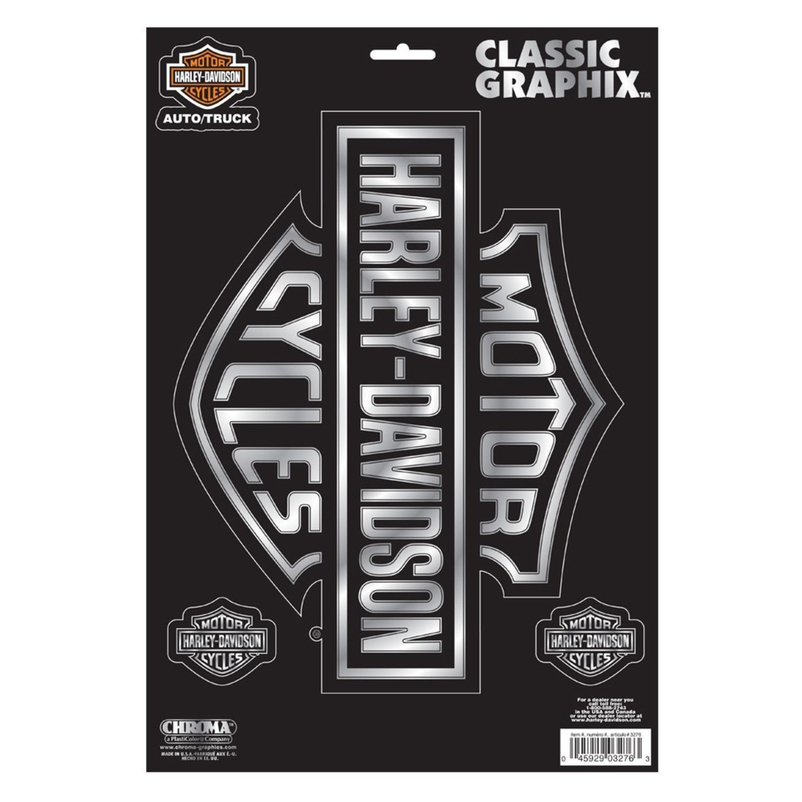 Harley Davidson Aufkleber Heckscheibe