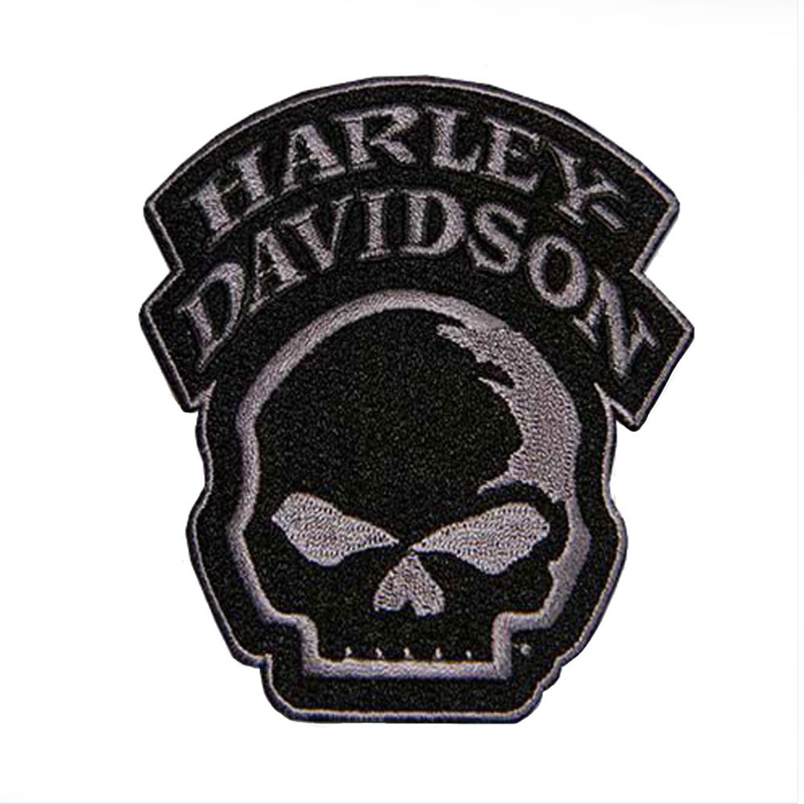 Harley-Davidson Aufnäher B&S Black groß 