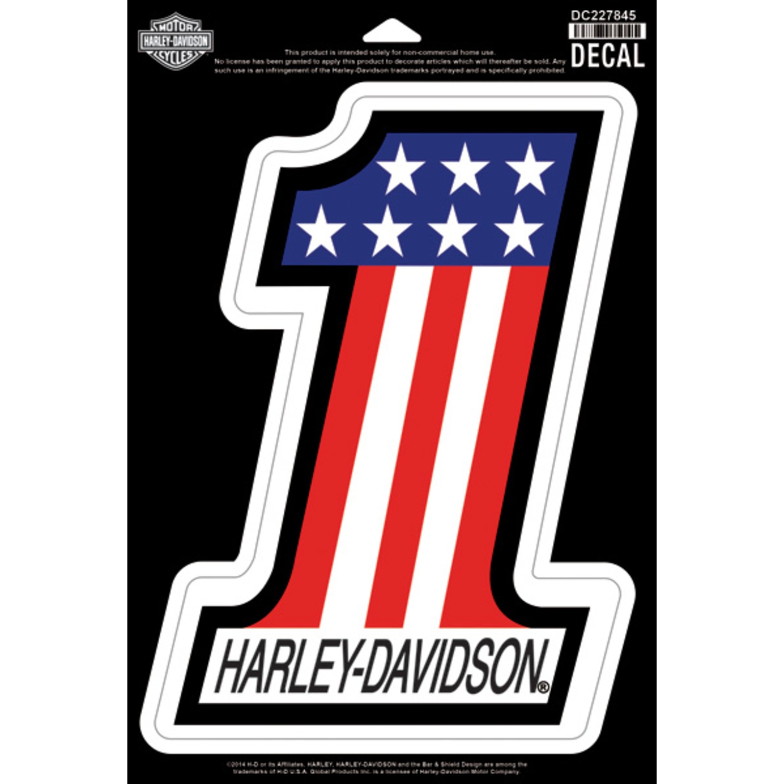 Harley Davidson Sticker Metall Chrom,Rund 70mm groß 