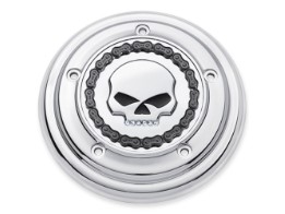 Schädel- & Ketten Luftfilterdeckel - Chrome