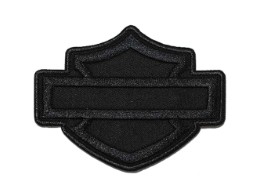 Aufnäher Black on Black Bar&Shield