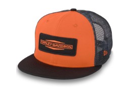 Cap Stacked Bar&Shield orange