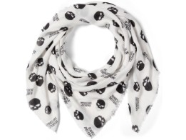 Schal Willie G Skull weiß