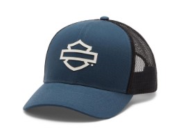 Cap Logo Colorblock blau