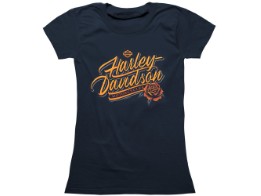 T-Shirt Harley Days Dresden 25 - Rosebud blau