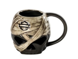 Keramiktasse Sculpted Skull