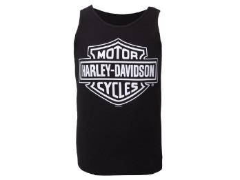 Dealer Tank Top Bar & Shied Harley Sachsen Schwarz / Weiß
