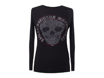 Dealer Shirt Flower Skull