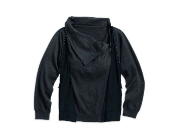 Asymmetric Zip Sweater