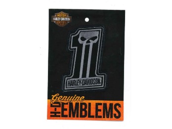 Aufnäher H-D Grey Dark Custom #1