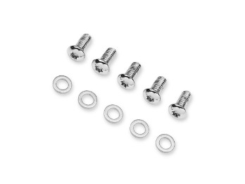 Derby Deckel Schrauben Kit chrom 25913-99