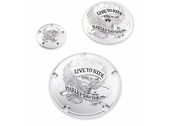 Timer Cover "LIVE TO RIDE" Kollektion - Gold 