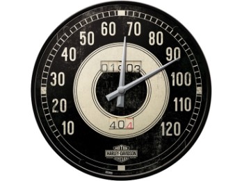 Wanduhr Speedometer