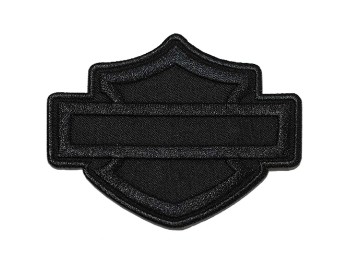 Aufnäher Black on Black Bar&Shield