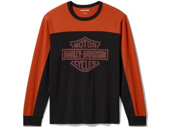 Langarmshirt Essential Colorblock