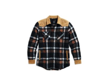 Shirt-Jacke Contrast Accent