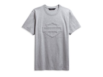 T-Shirt 3D Logo grau