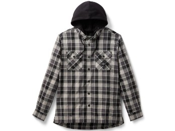Hemd Hooded Plaid