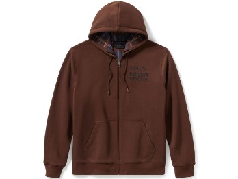 Hoodie Plaid Lined