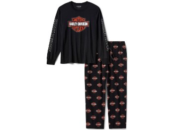 Pyjamaset Long Bar&Shield
