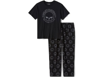 Pyjamaset Willie G Skull