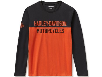 Langarmshirt Essential Colorblock