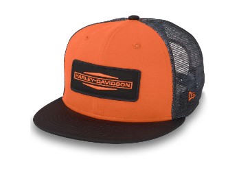 Cap Stacked Bar&Shield orange