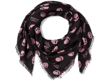 Schal Willie G Skull schwarz