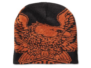 Mütze Eagle schwarz/orange