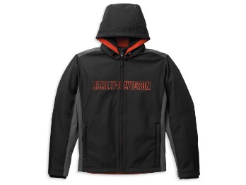 Softshelljacke Bar & Shield Schwarz / Grau