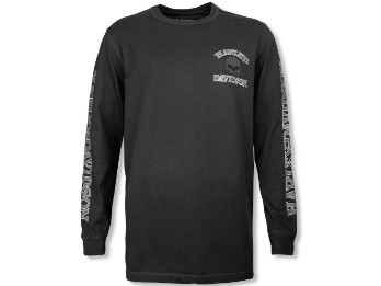 Langarmshirt Willie G schwarz