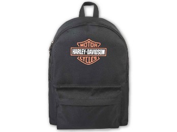 Rucksack Graphic schwarz/orange