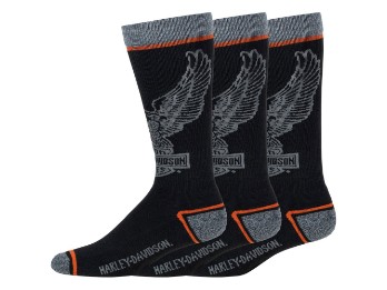 Socken 3er Pack H-D Eagle