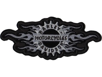 Harley Motorcycle Vest Patch Chromium