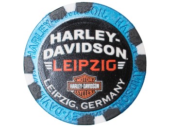 Pokerchip Leipzig Lila/Schwarz