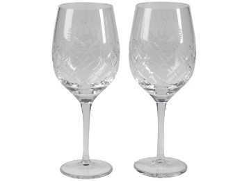 Weinglassset Willie G Skull Crystal