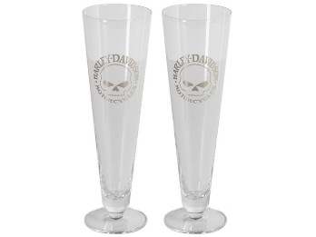 Pilsner Set Willie G Skull